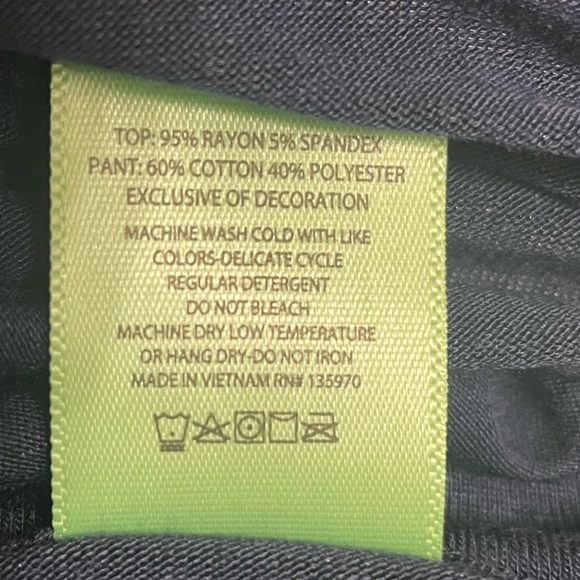 ⚠️4/$15⚠️NEW Honeydew Lounge Top Navy Size Medium PJ Pajama Pyjama - Picture 5 of 6